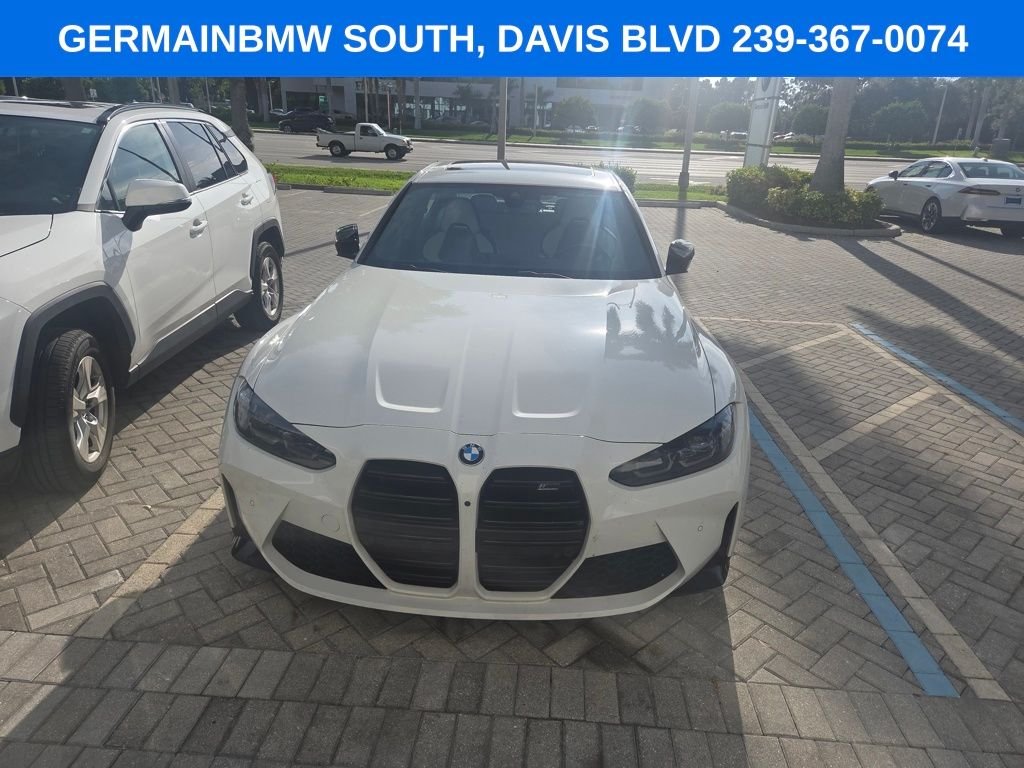 Certified Used 2024 Alpine White BMW Competition image 1