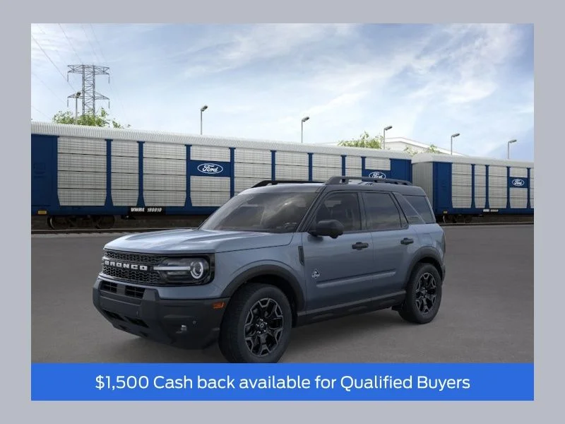 New 2026 Azure Gray Metallic Tri-Coat Ford Outer Banks® image 1