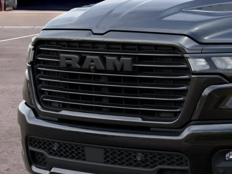 New 2027 Diamond Black Crystal Pearlcoat Ram Laramie image 11