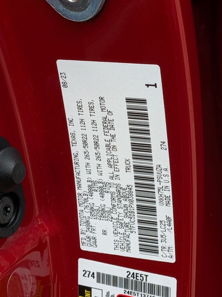 Used 2023 Red Toyota Capstone image 34