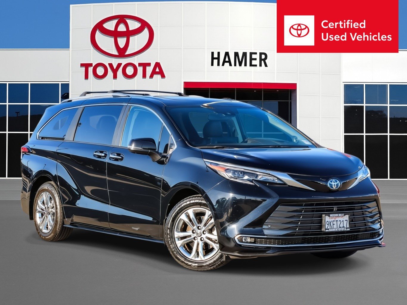 Certified Used 2024 Midnight Black Metallic Toyota Platinum image 1