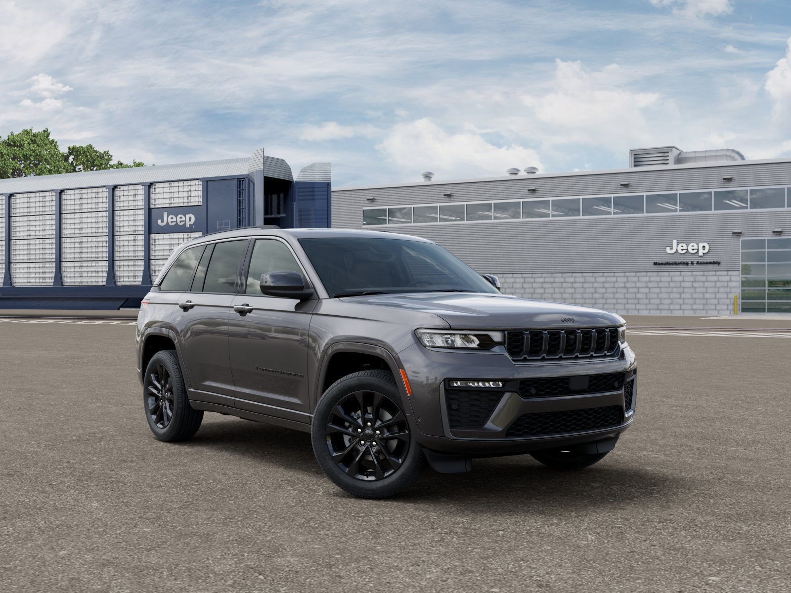New 2026 Baltic Gray Metallic Clear-Coat Exterior Paint Jeep Limited Reserve image 3