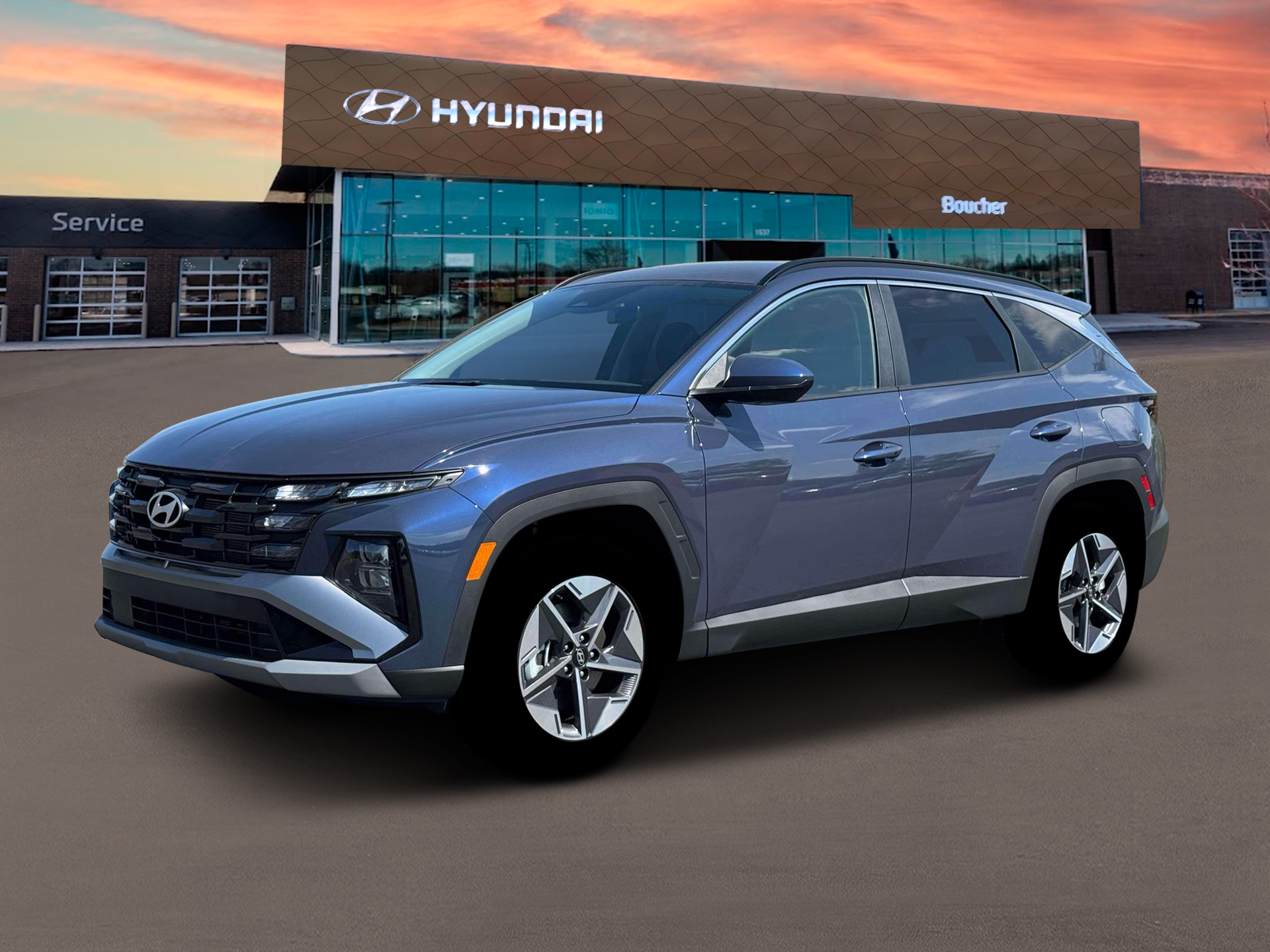 New 2026 Atlantis Blue Hyundai SEL AWD image 2