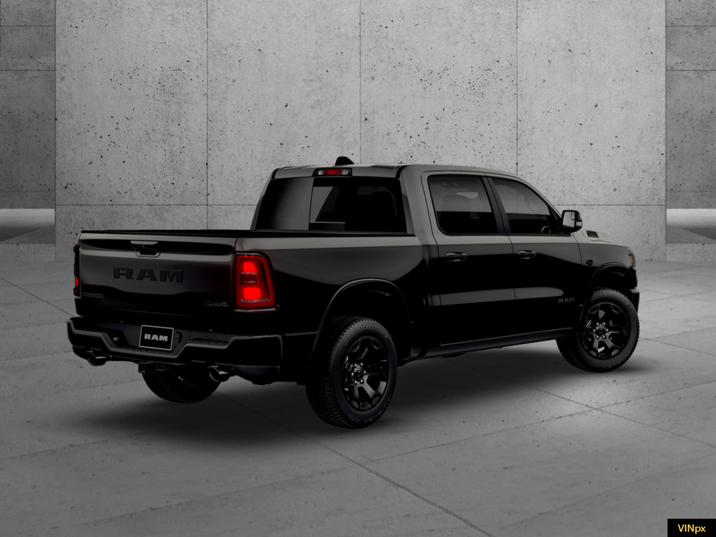 New 2026 Diamond Black Crystal Pearl-Coat Exterior Paint RAM Big Horn/Lone Star image 4