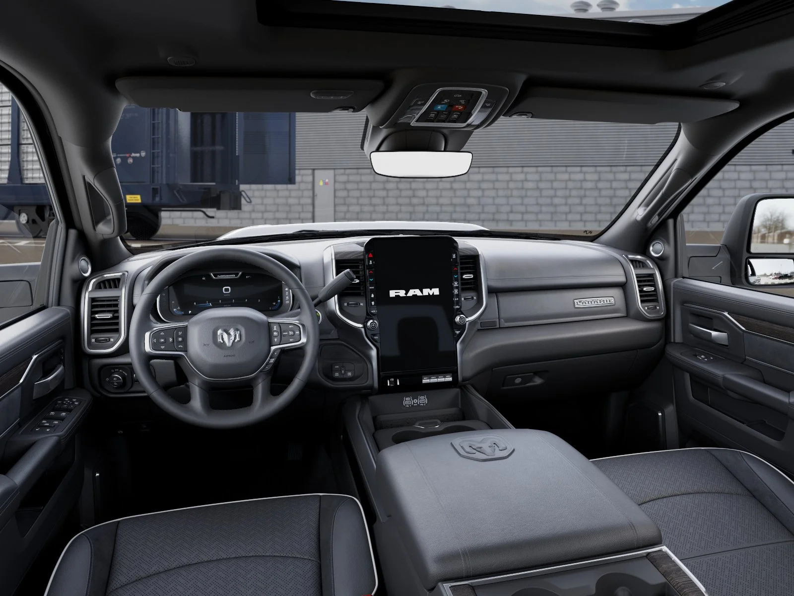 New 2026 Bright White Clear-Coat Exterior Paint RAM Laramie image 41