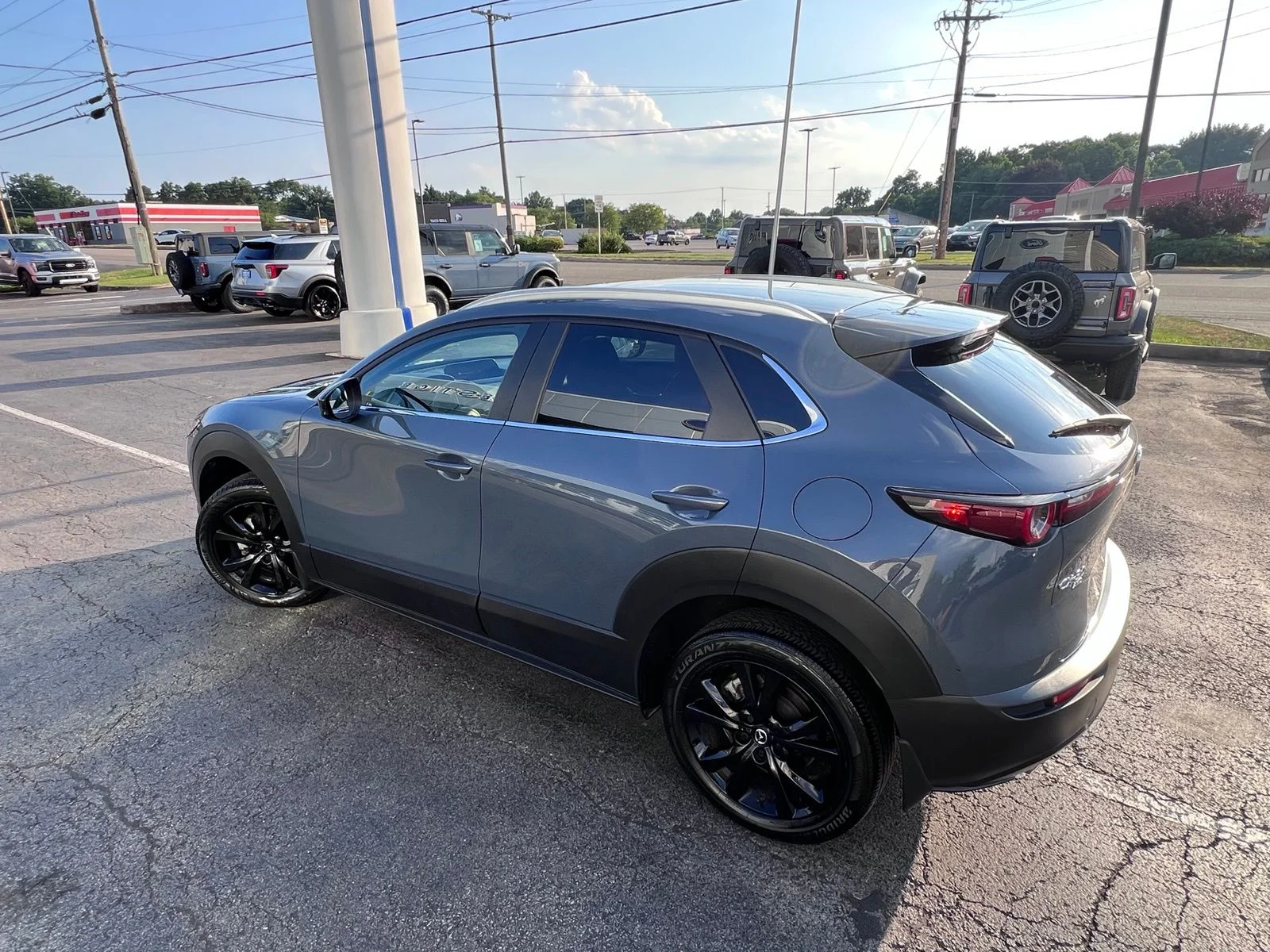 Used 2024 Polymetal Gray Metallic Mazda 2.5 S Carbon Edition image 12