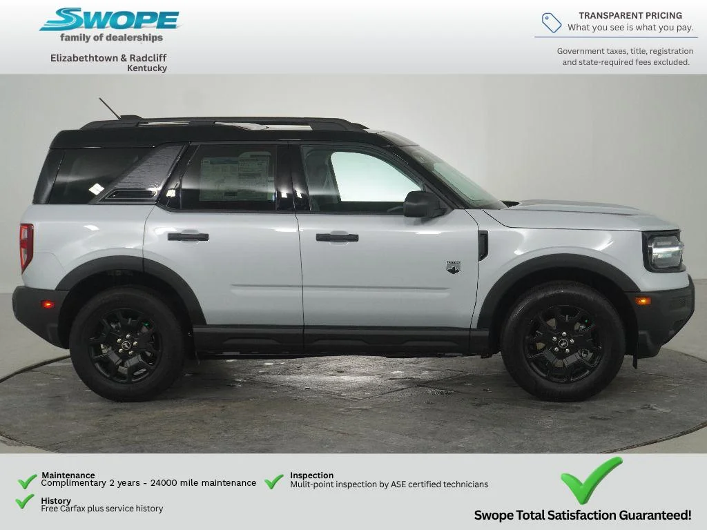 New 2026 SPACE WHITE METALLIC Ford Big Bend image 3