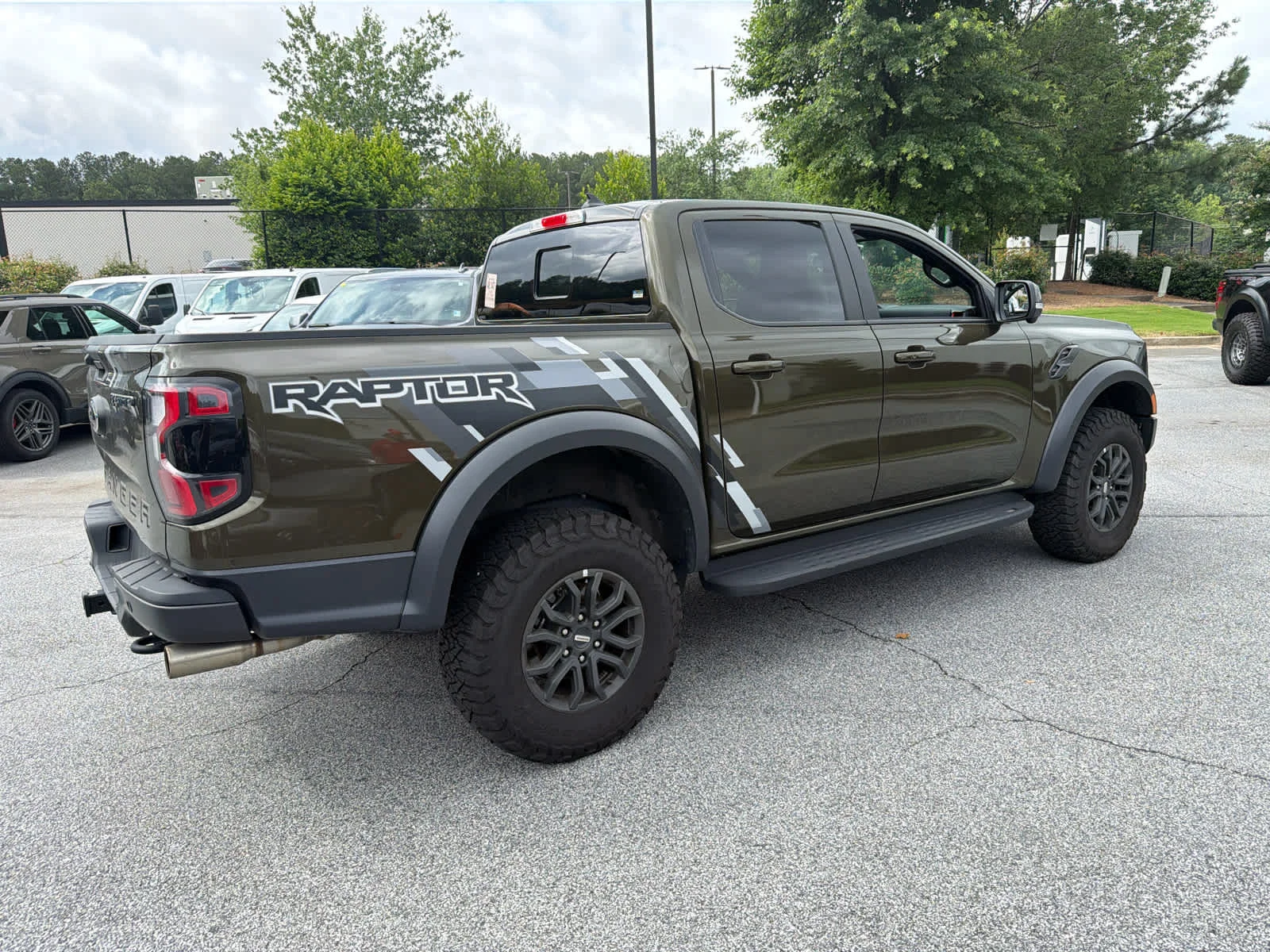 Used 2025 Green Metallic Ford Raptor image 2