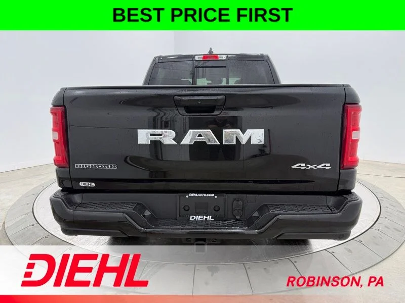 New 2026 Diamond Black Crystal Pearl-Coat Exterior Paint RAM Big Horn/Lone Star image 6