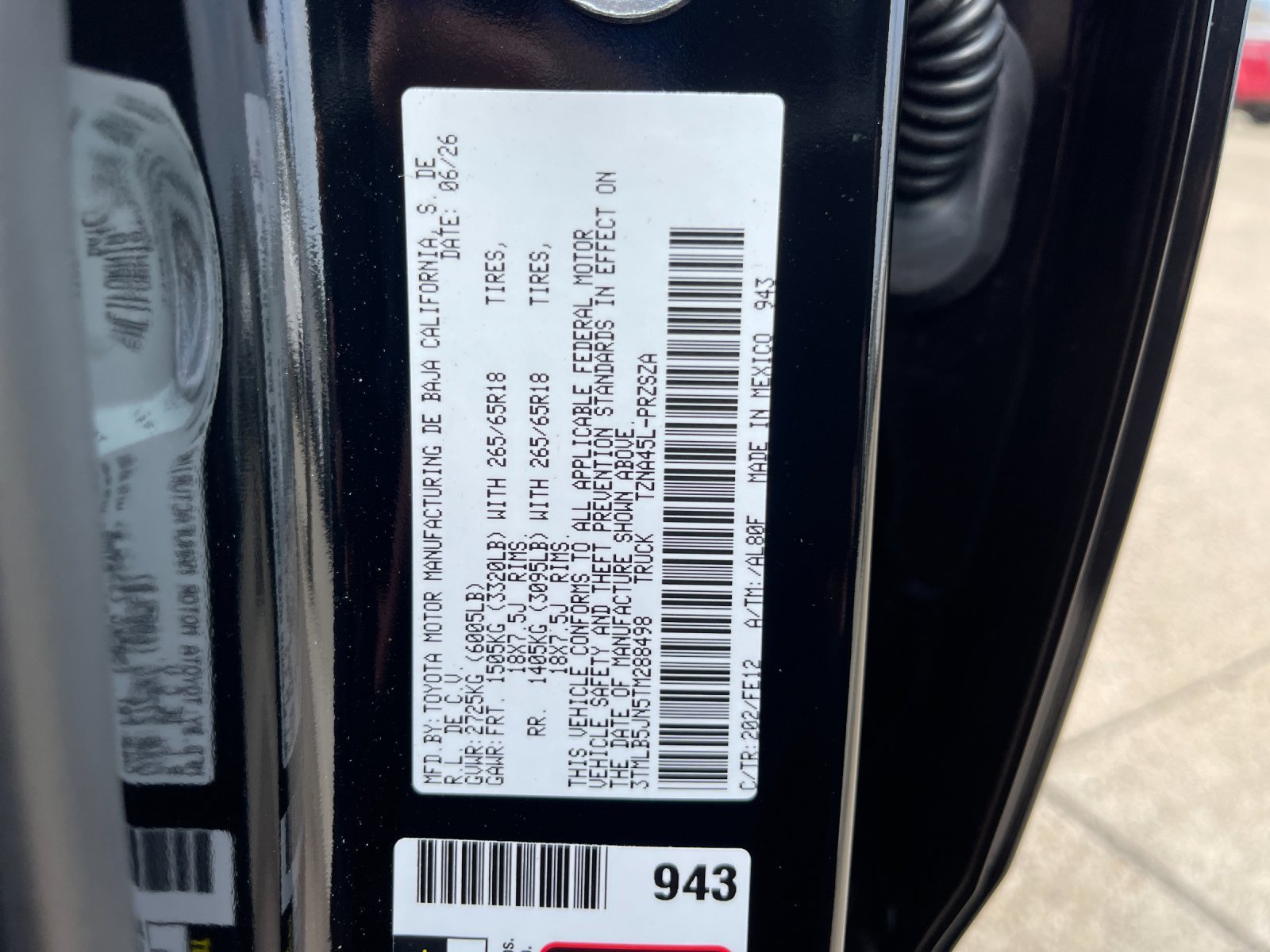 New 2026 Black Toyota  TRD Sport image 31