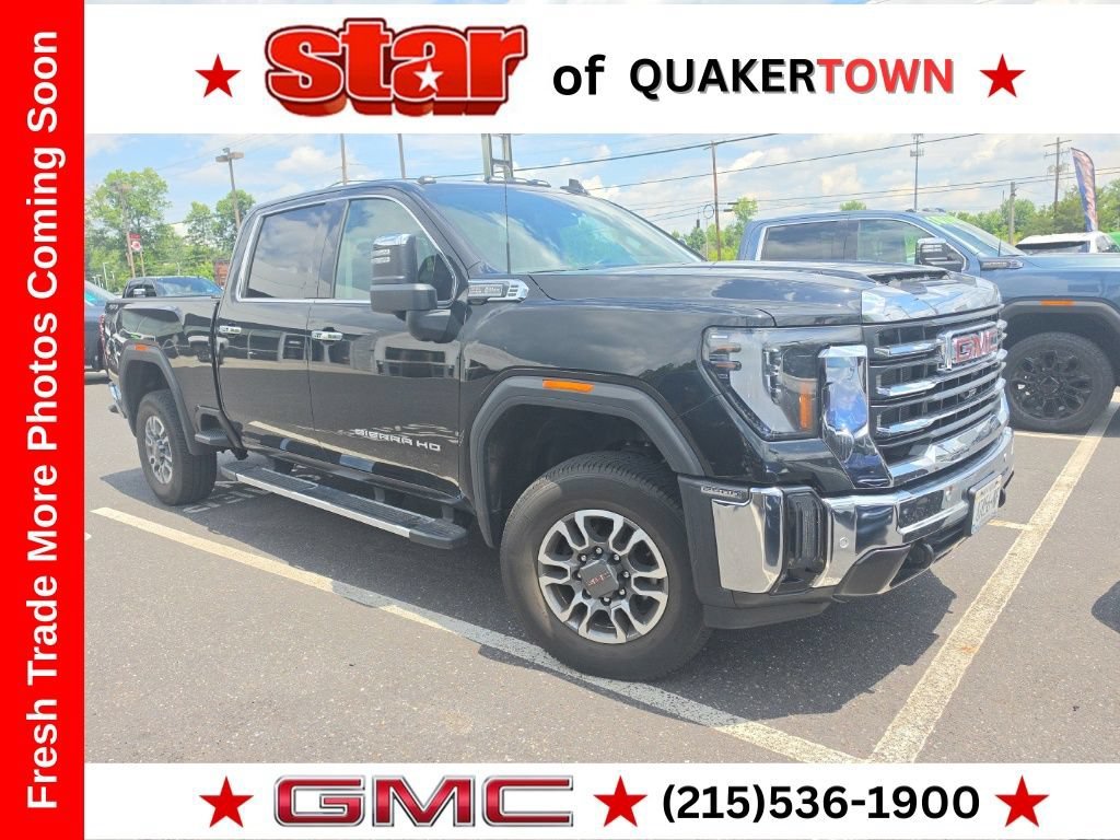 Onyx Black 2025 GMC Sierra 2500HD Pickup Truck Four-Wheel Drive