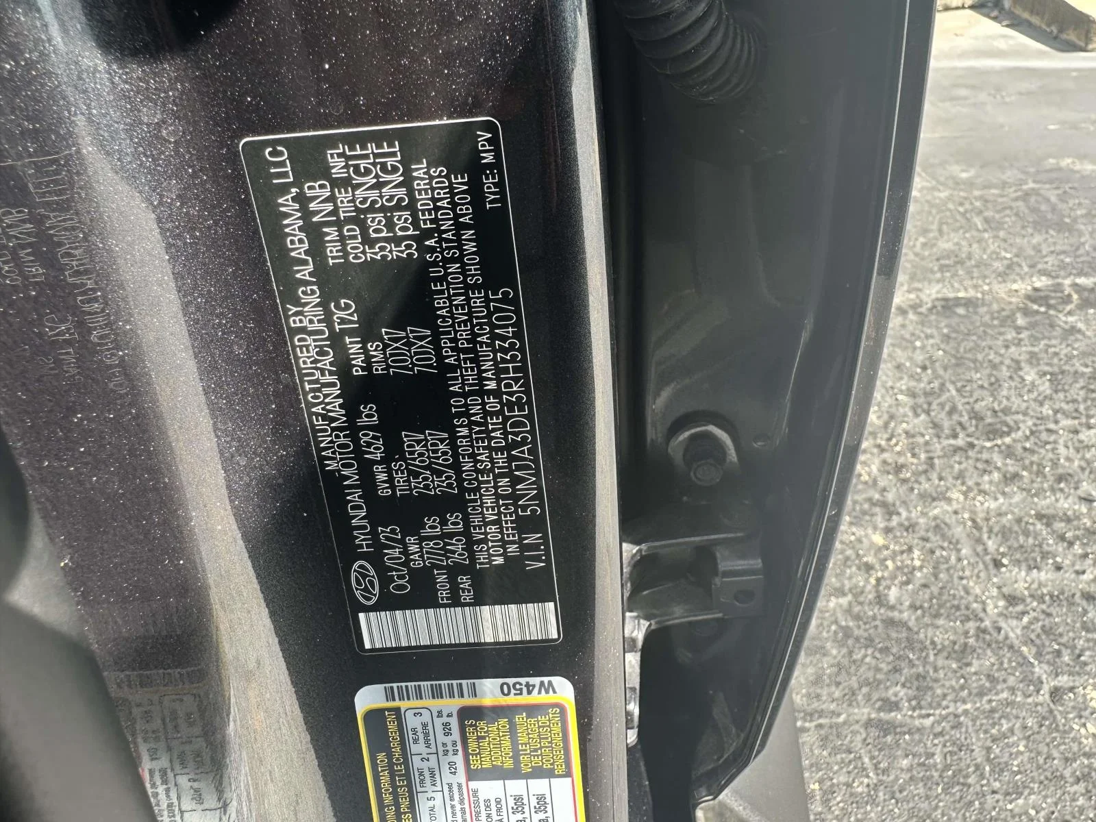 Used 2024 Hampton Gray Hyundai SE image 22