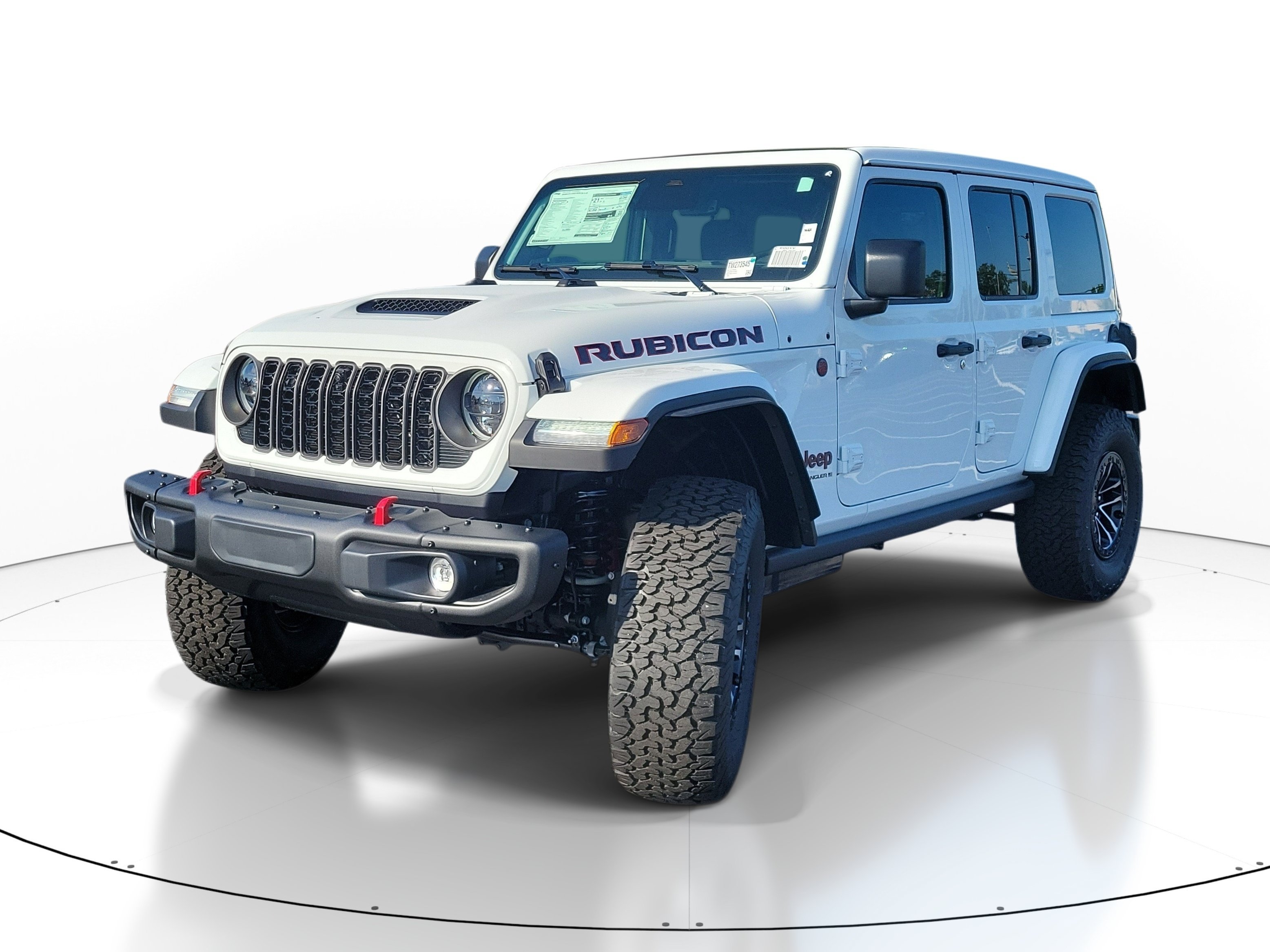 New 2026 Bright White Clear-Coat Exterior Paint Jeep Rubicon X image 3