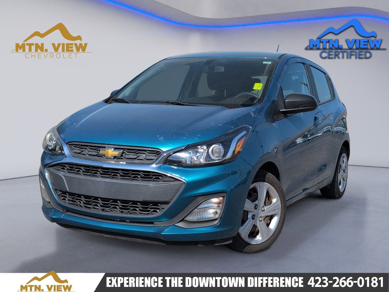 CARIBBEAN BLUE METALLIC 2019 Chevrolet Spark LS FWD Hatchback Front-Wheel Drive