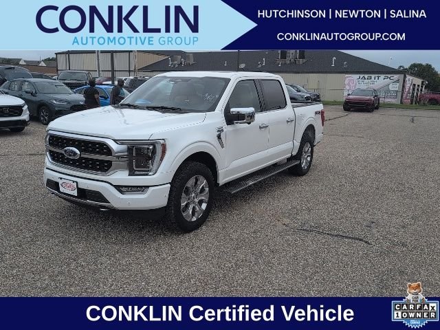 Used 2021 White Ford Platinum image 1