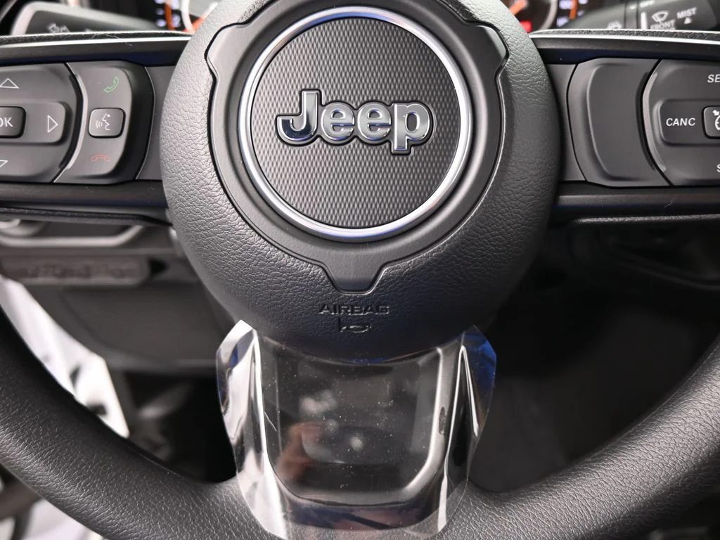 Used 2025 Bright White Clearcoat Jeep Sport image 24