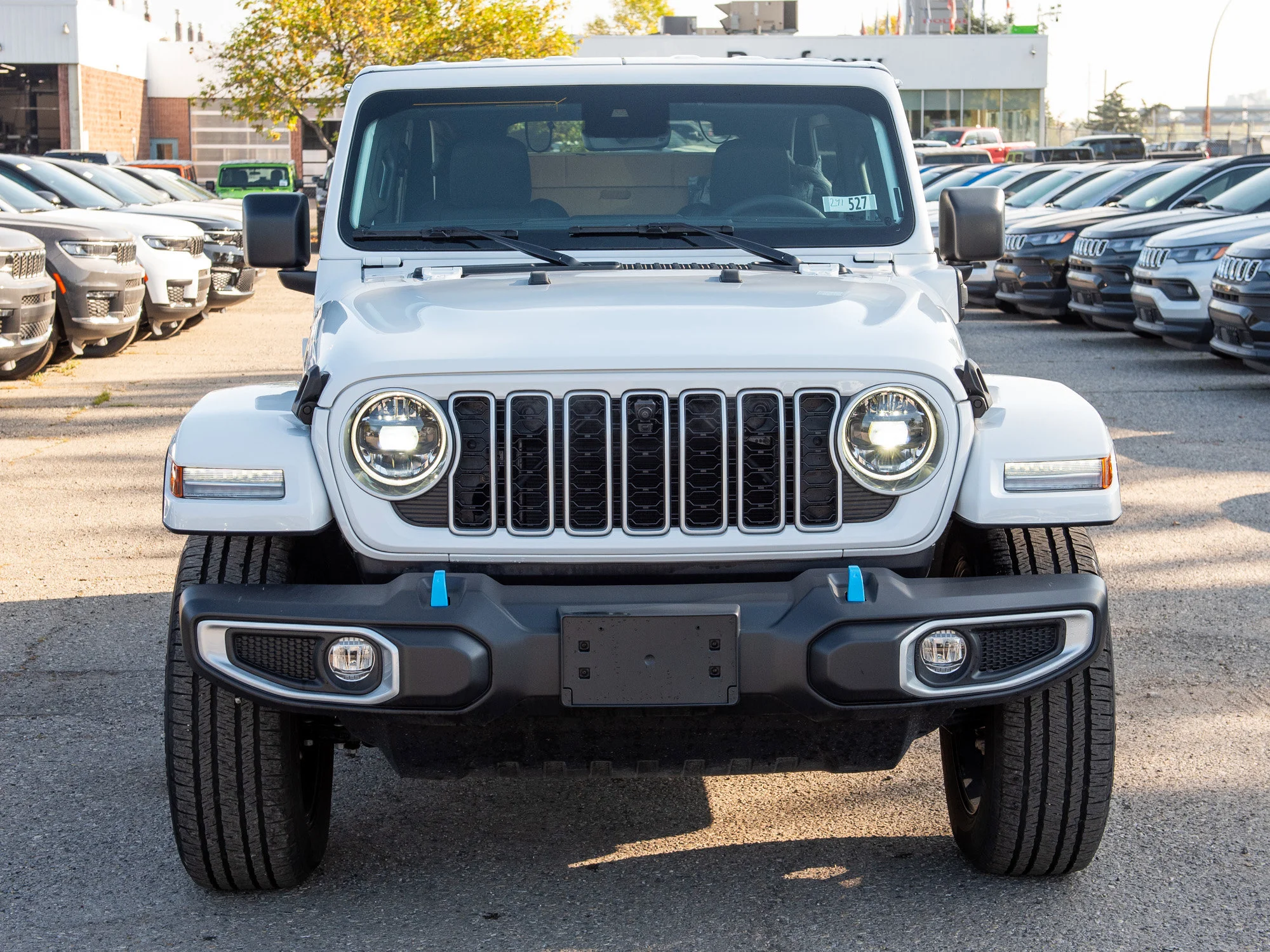 Used 2024 White Jeep Sahara* 4x4, Hybrid, Heated McKinley Leather, Dual Top Group image 7