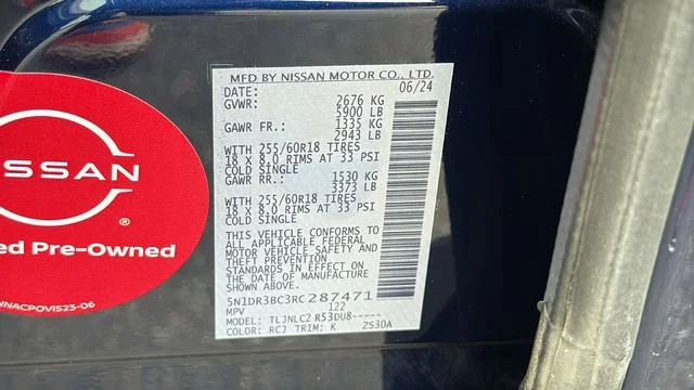 2024 Nissan Pathfinder SV - Photo 30