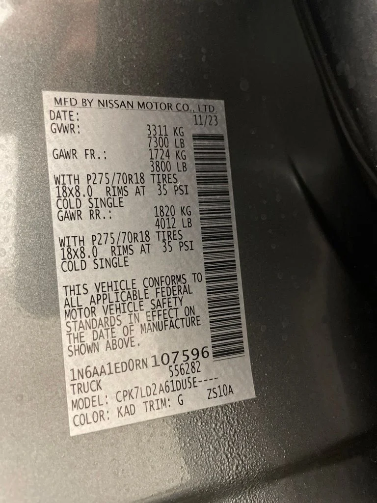 Used 2024 Gray Nissan PRO-4X image 31
