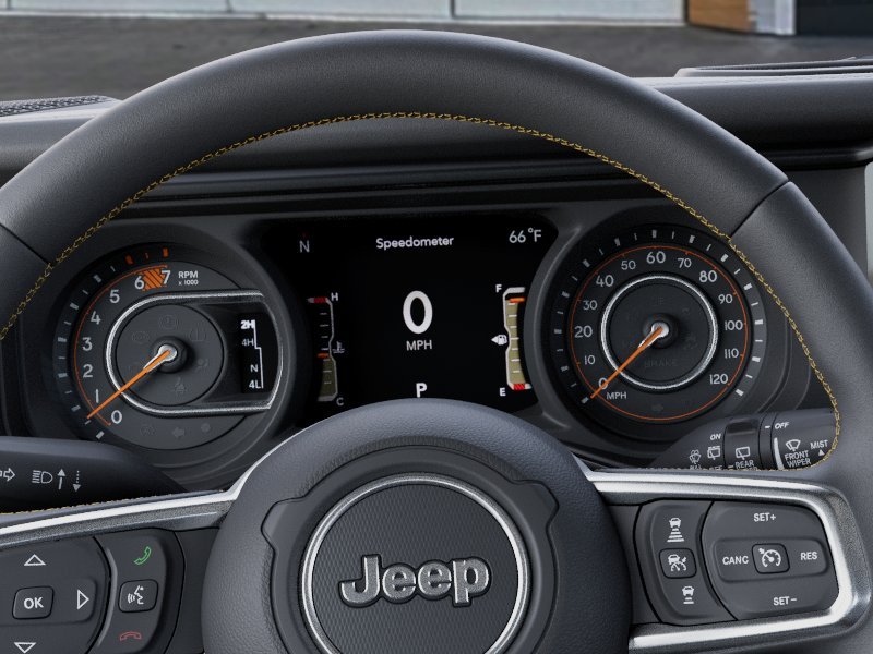 New 2026 Bright White Clear-Coat Exterior Paint Jeep Sahara image 49