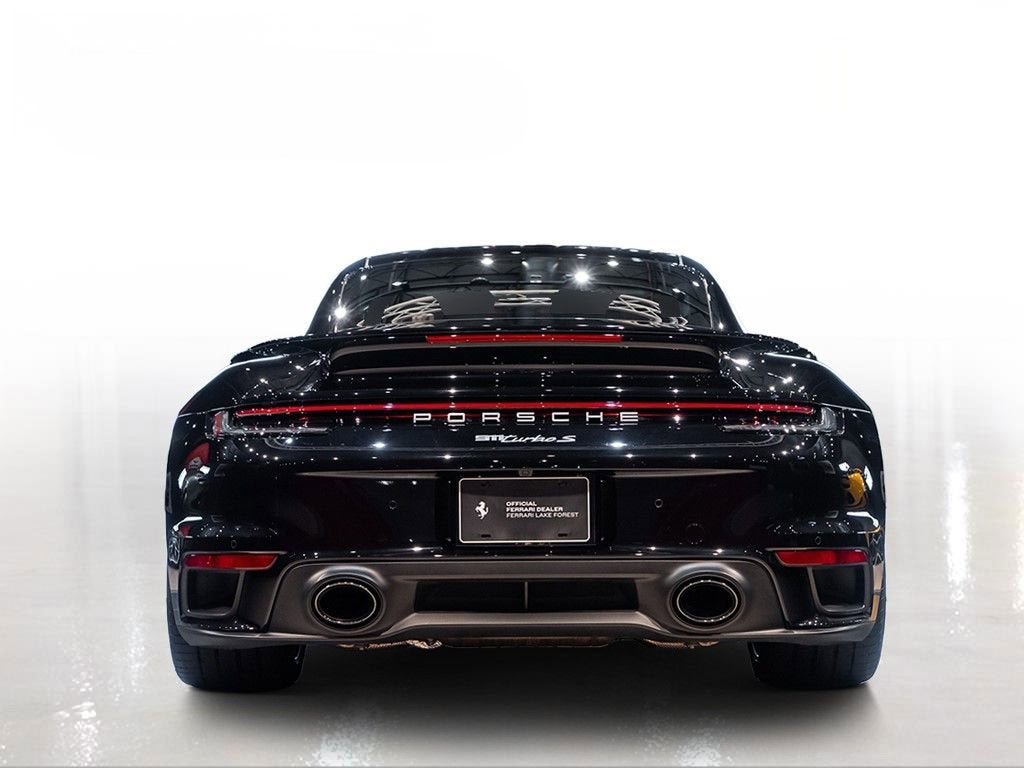Used 2021 Jet Black Metallic Porsche Turbo S image 11
