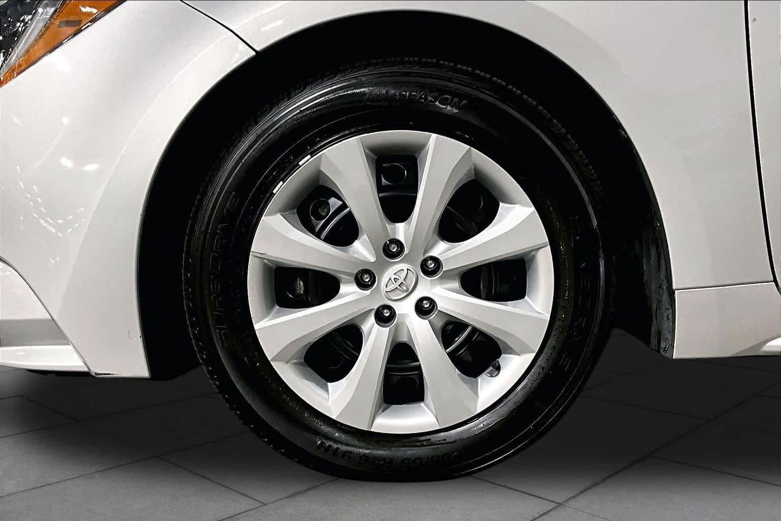 Used 2024 Classic Silver Metallic Toyota LE image 11