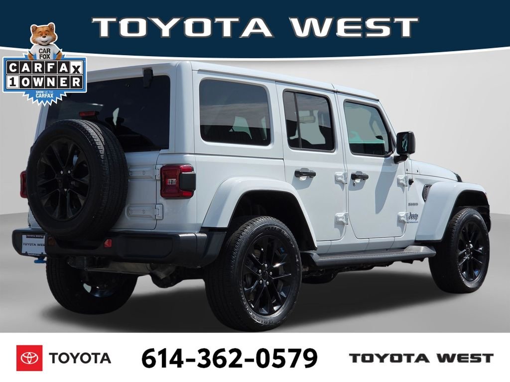 Used 2023 White Jeep Sahara 4xe image 8