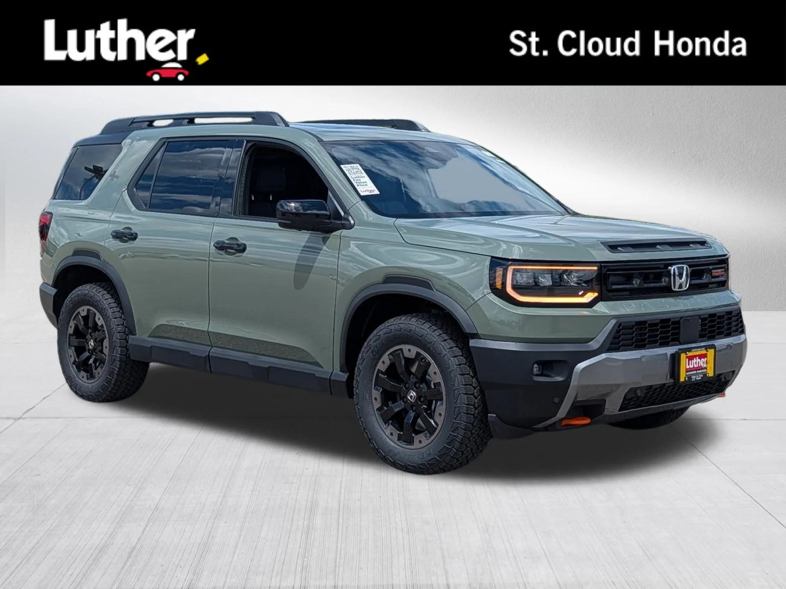 New 2026 Ash Green Metallic Honda TrailSport Elite image 1