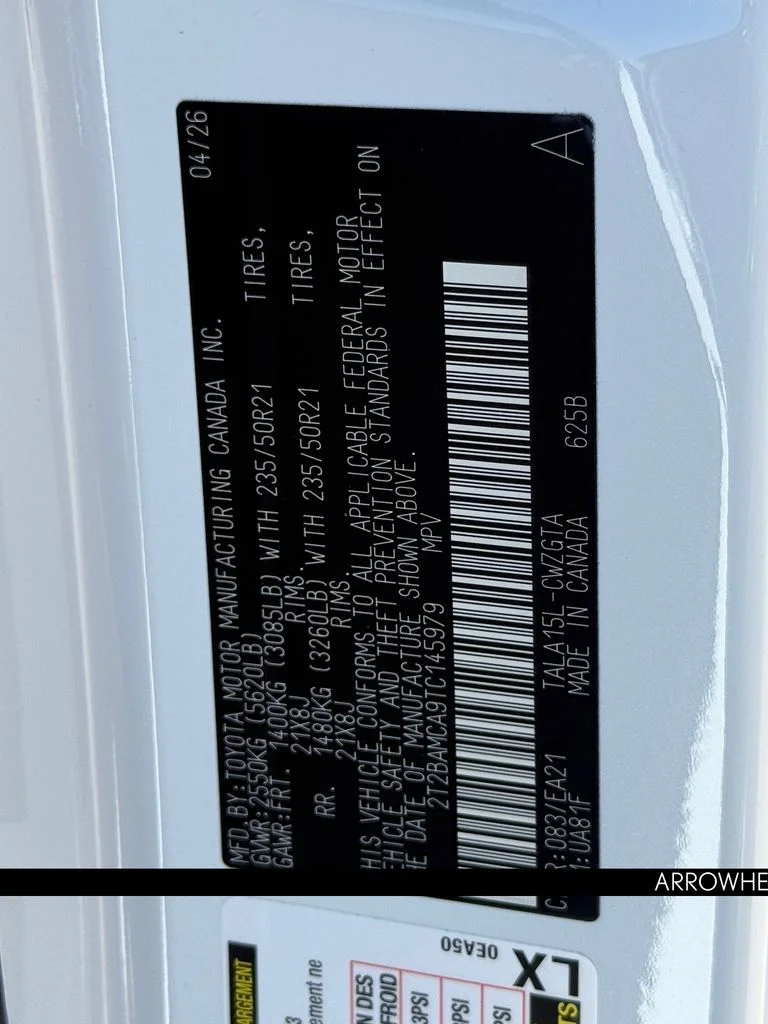 New 2026 White Lexus 350 F SPORT Design image 32