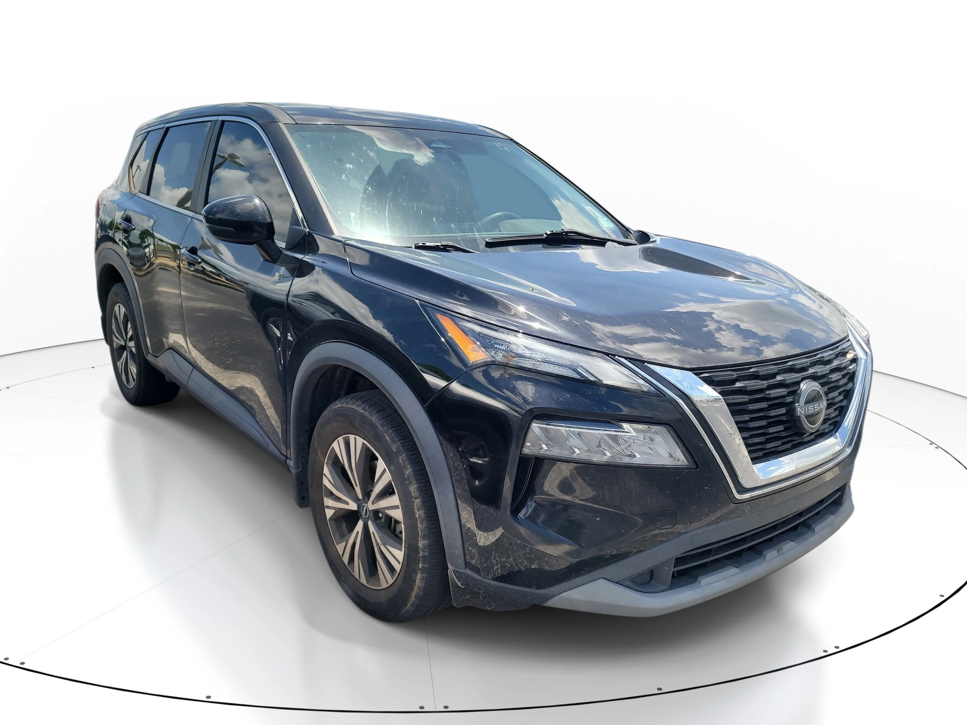 Used 2023 Super Black Nissan SV image 1