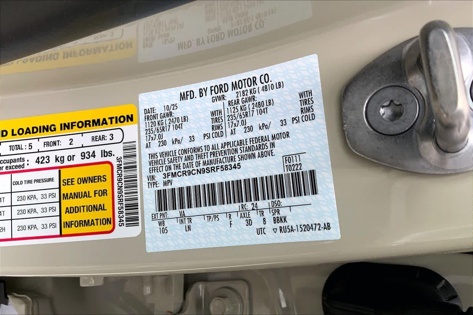 New 2025 Desert Sand Ford Outer Banks® image 16