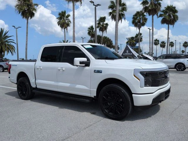 Used 2025 Ford F-150 Lightning Platinum with VIN 1FT6W7L73SWG17029 for sale in Daytona Beach, FL