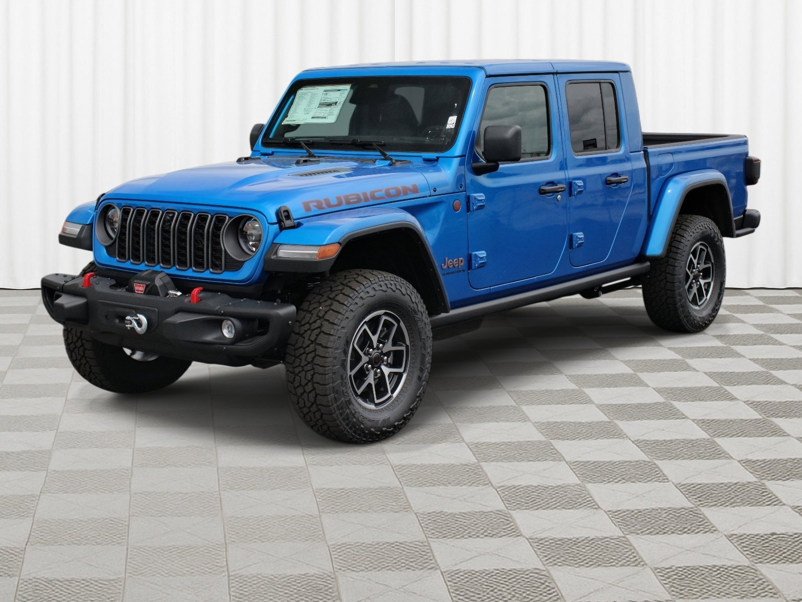 New 2026 Hydro Blue Pearl-Coat Exterior Paint Jeep Rubicon X image 37
