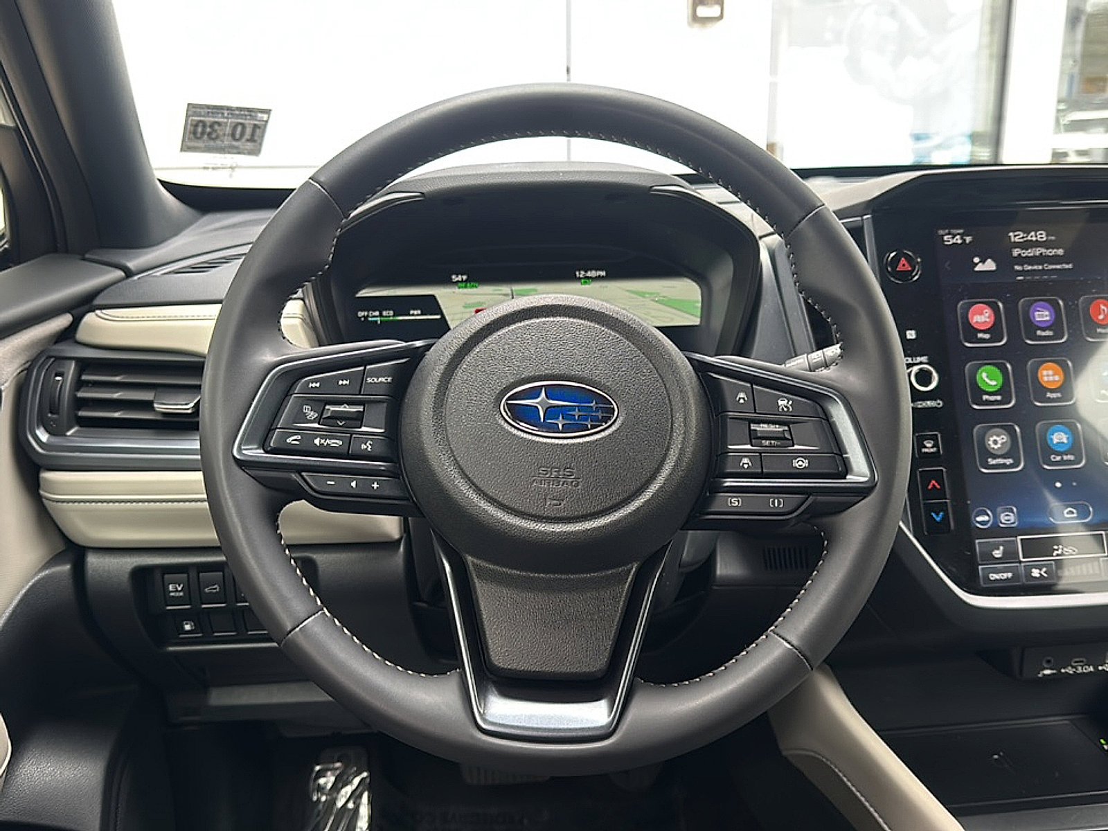 Used 2025 Crystal White Pearl Subaru Limited Hybrid image 2