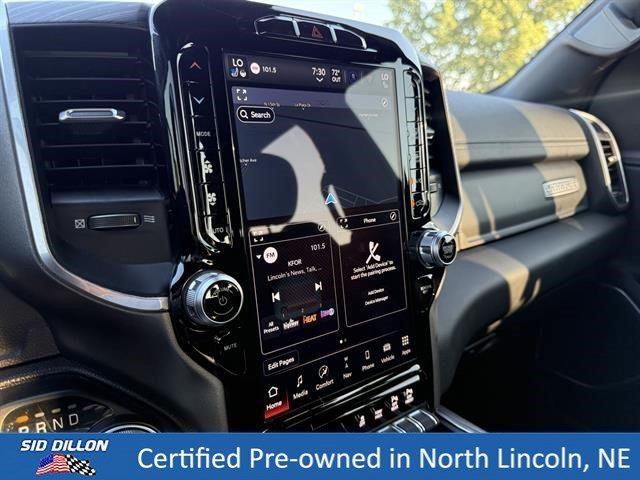Used 2023 Diamond Black Crystal Pearlcoat Ram Laramie image 15