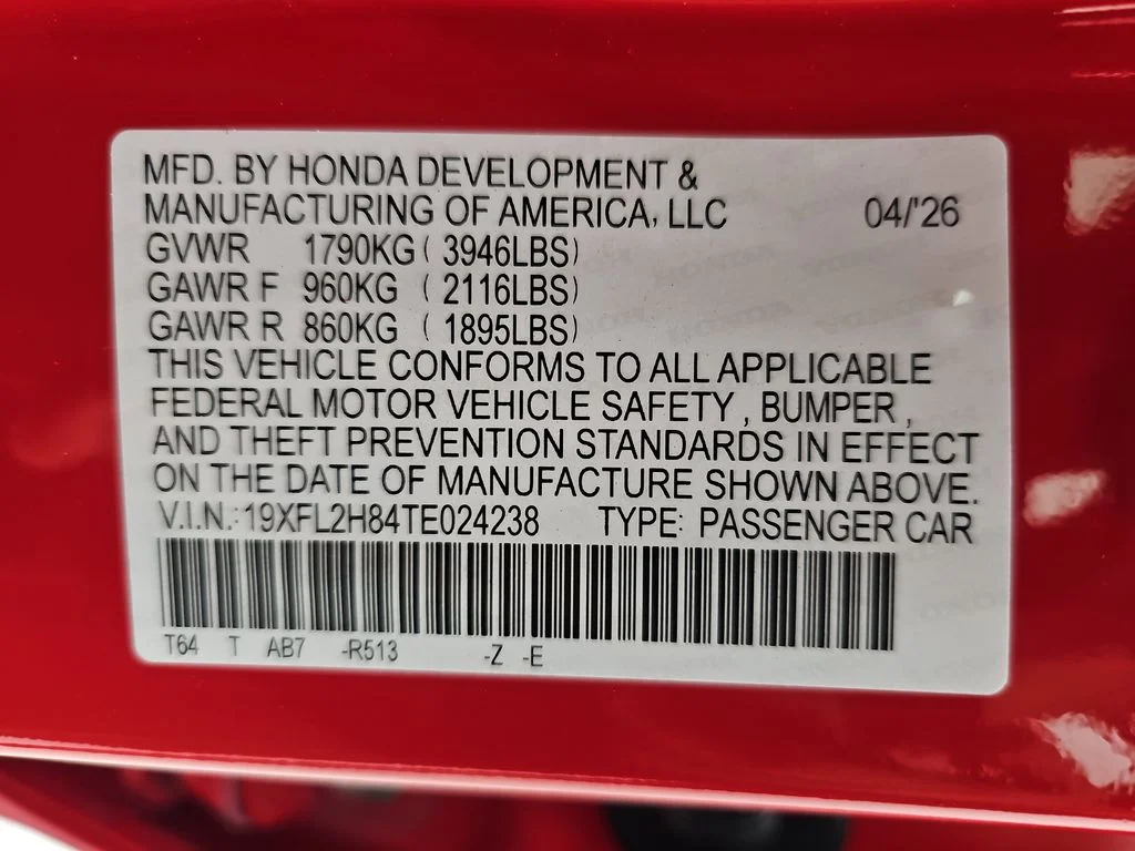 New 2026 Rallye Red Honda Sport image 43