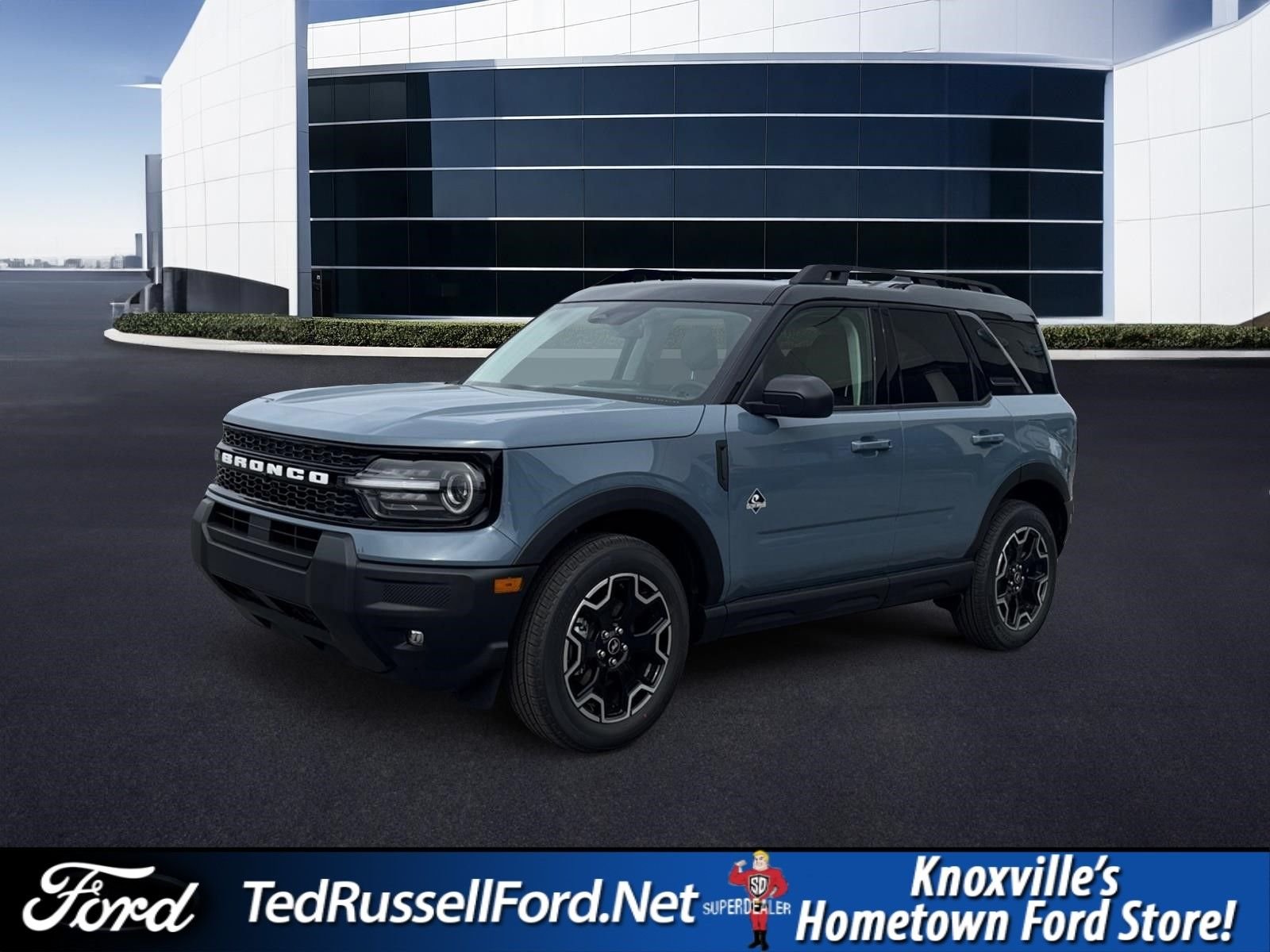 New 2026 Azure Gray Metallic Tri-Coat Ford Outer Banks® image 1