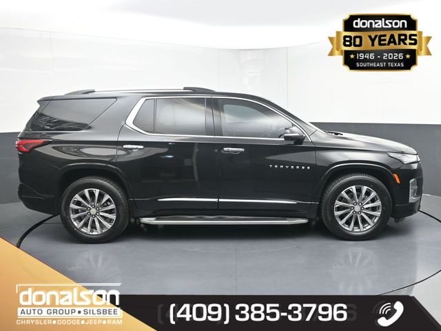 Used 2022 Chevrolet Traverse Premier with VIN 1GNERKKW9NJ179785 for sale in Silsbee, TX