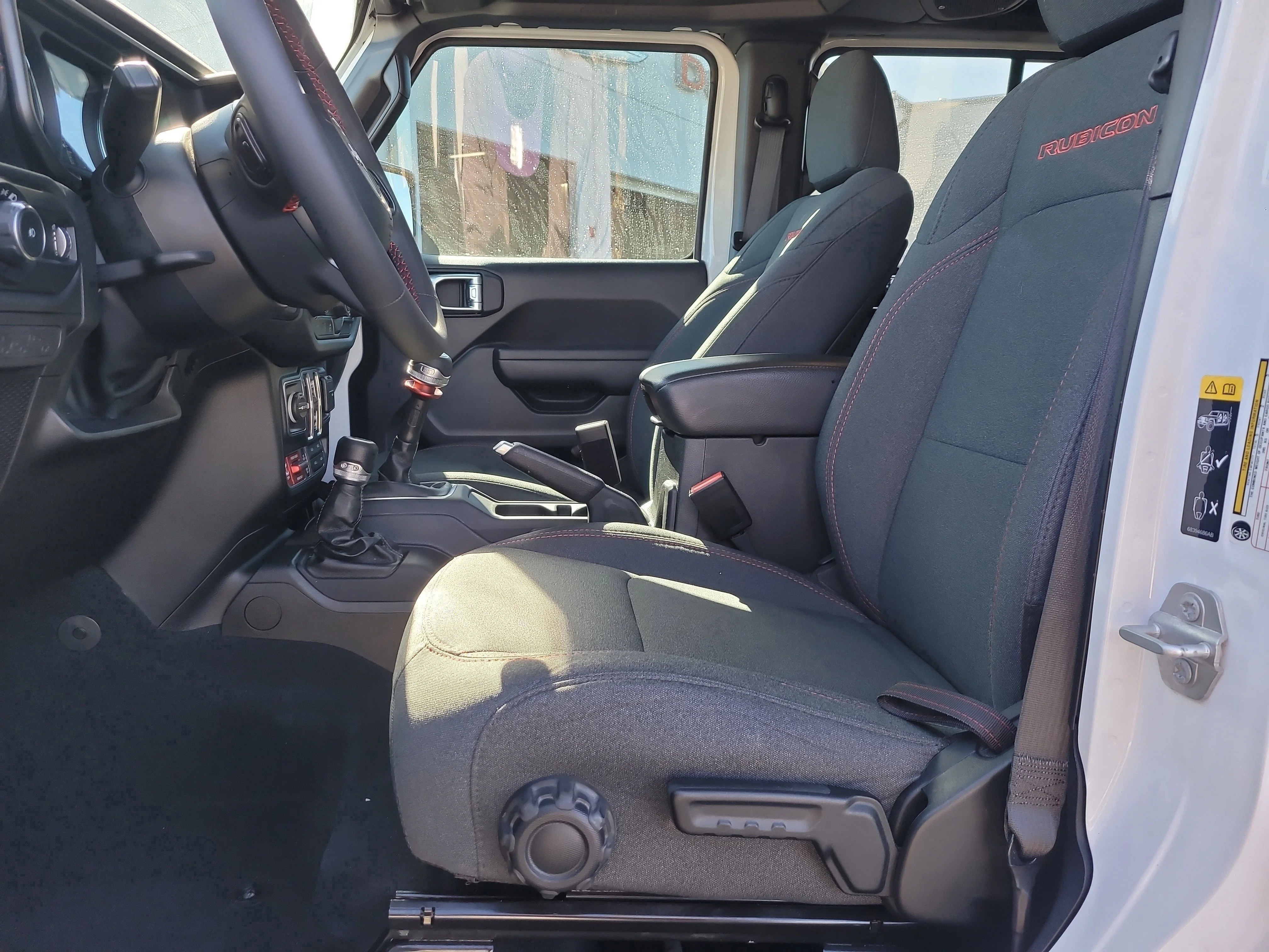 Used 2024 Bright White Clearcoat Jeep Rubicon image 16