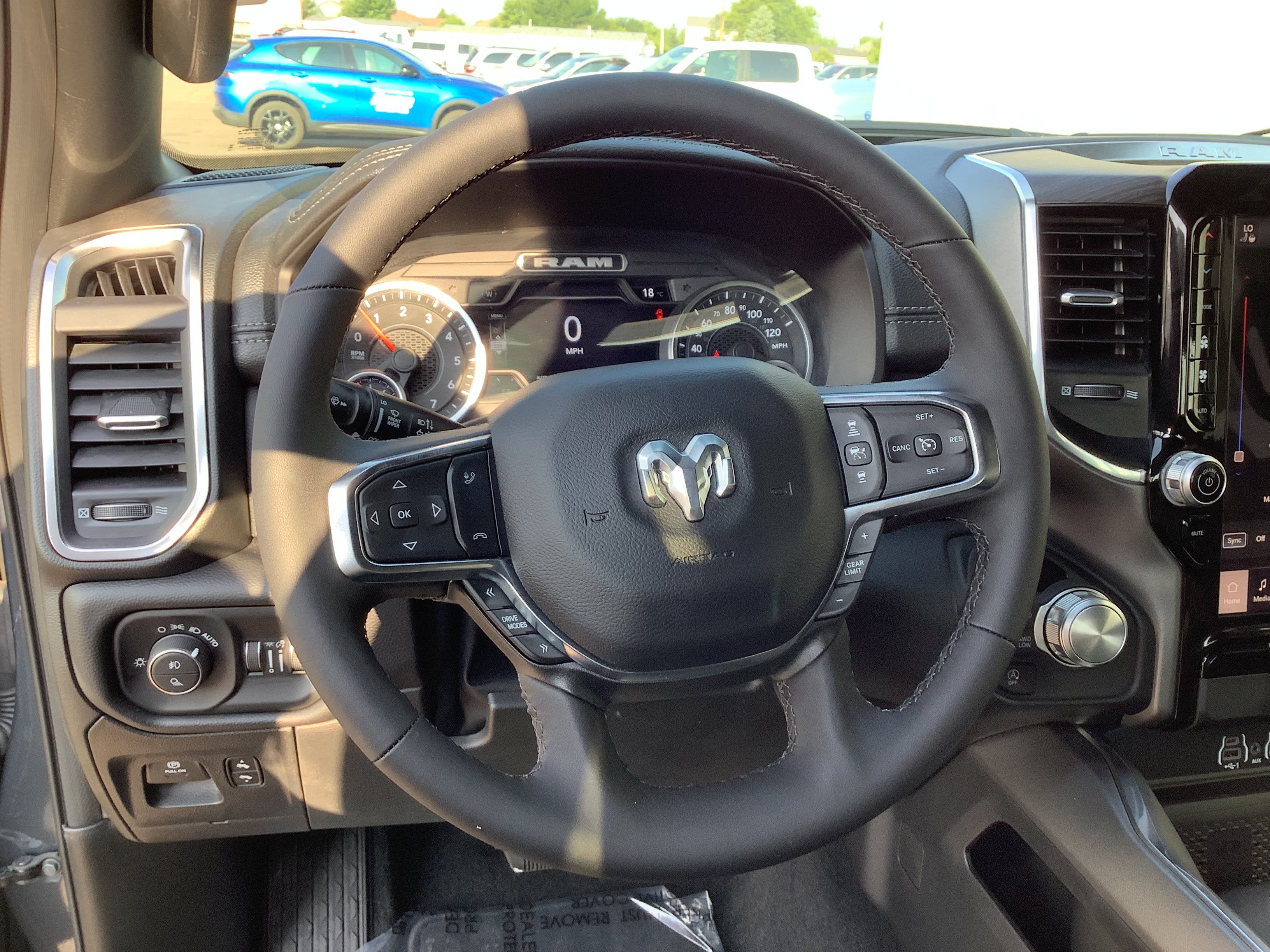 New 2026 Granite Crystal Metallic Clear-Coat Exterior Paint RAM Laramie image 11