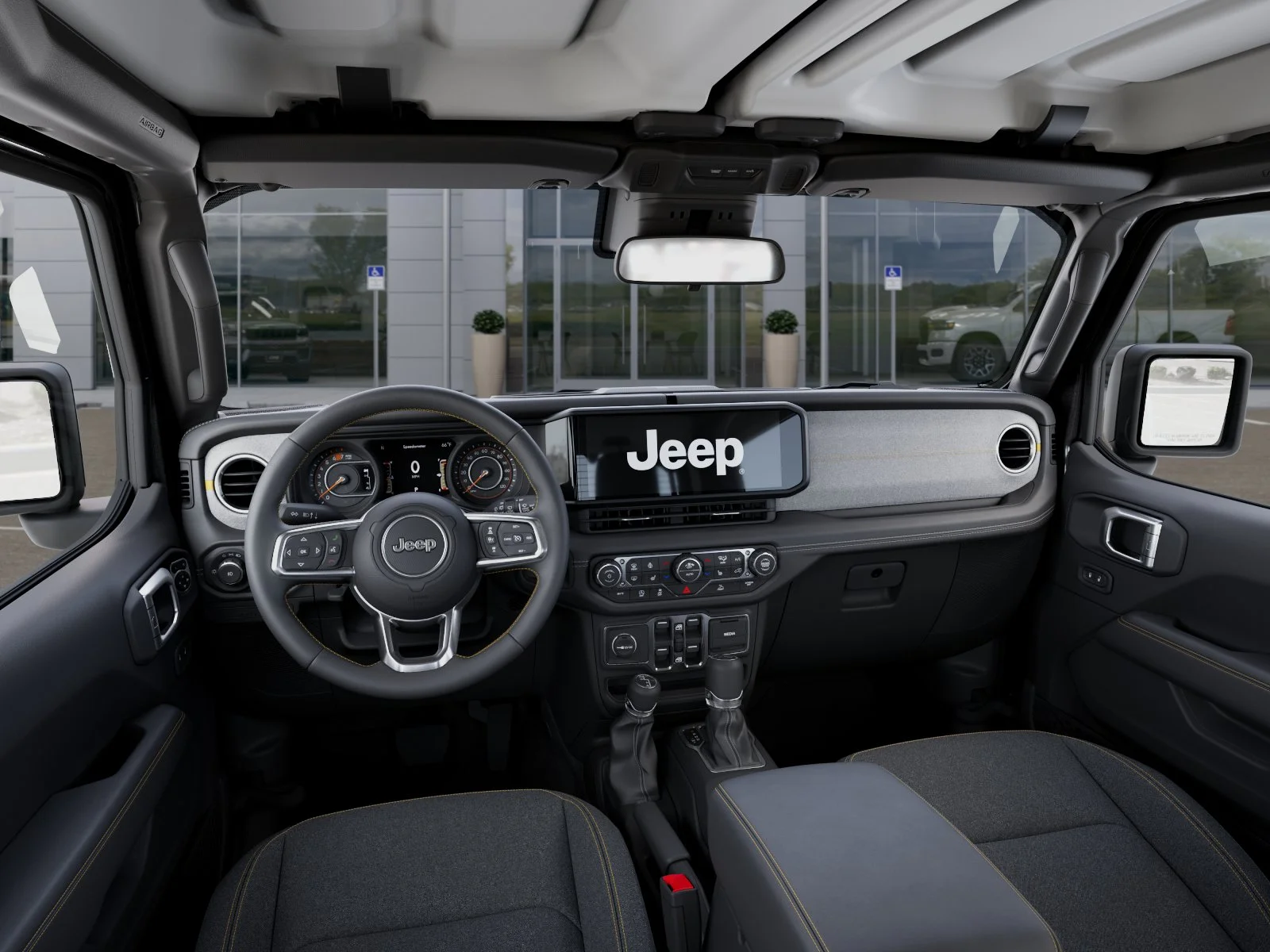 New 2026 Granite Crystal Metallic Clear-Coat Exterior Paint Jeep Sahara image 41