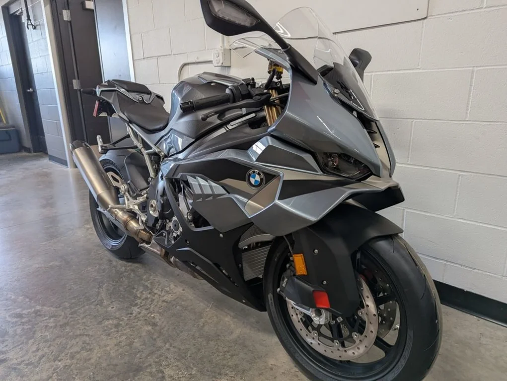 New 2026 BLUESTONE METALLIC BMW 1000 RR Light White M Motorsport image 2