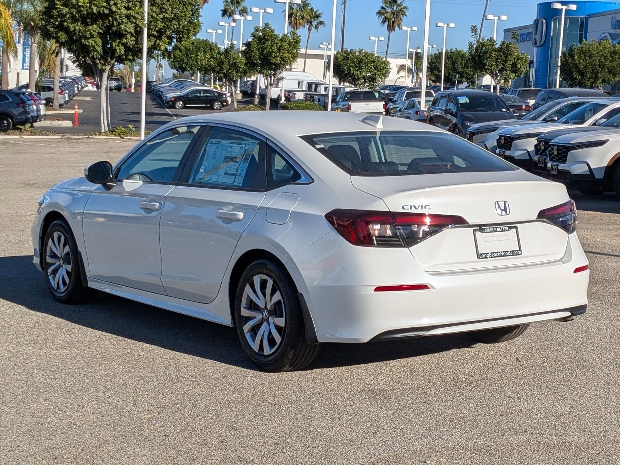 New 2026 Platinum White Pearl Honda LX image 5