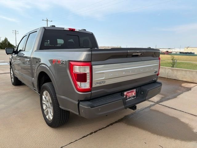 Used 2021 Gray Ford Platinum image 2