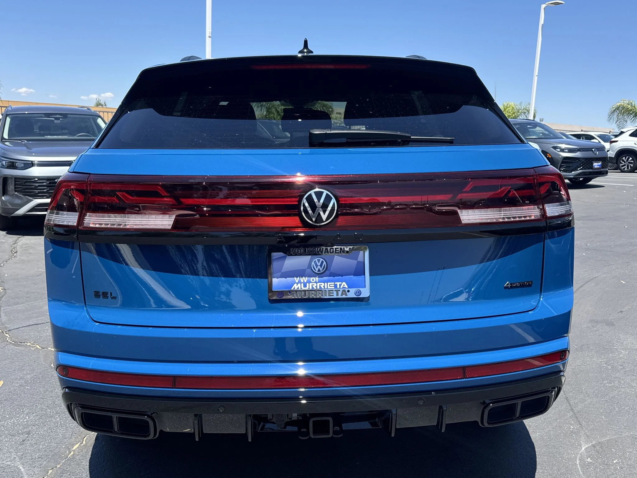 New 2026 Mountain Lake Blue Metallic Volkswagen 2.0T SEL R-Line Black image 6