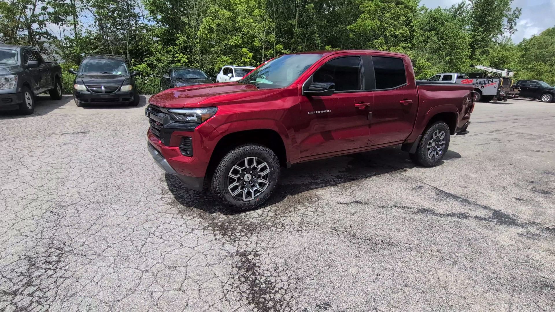 2026 Chevrolet Colorado Z71 Red at Spitzer Autoworld Chevy Buick GMC Cadillac