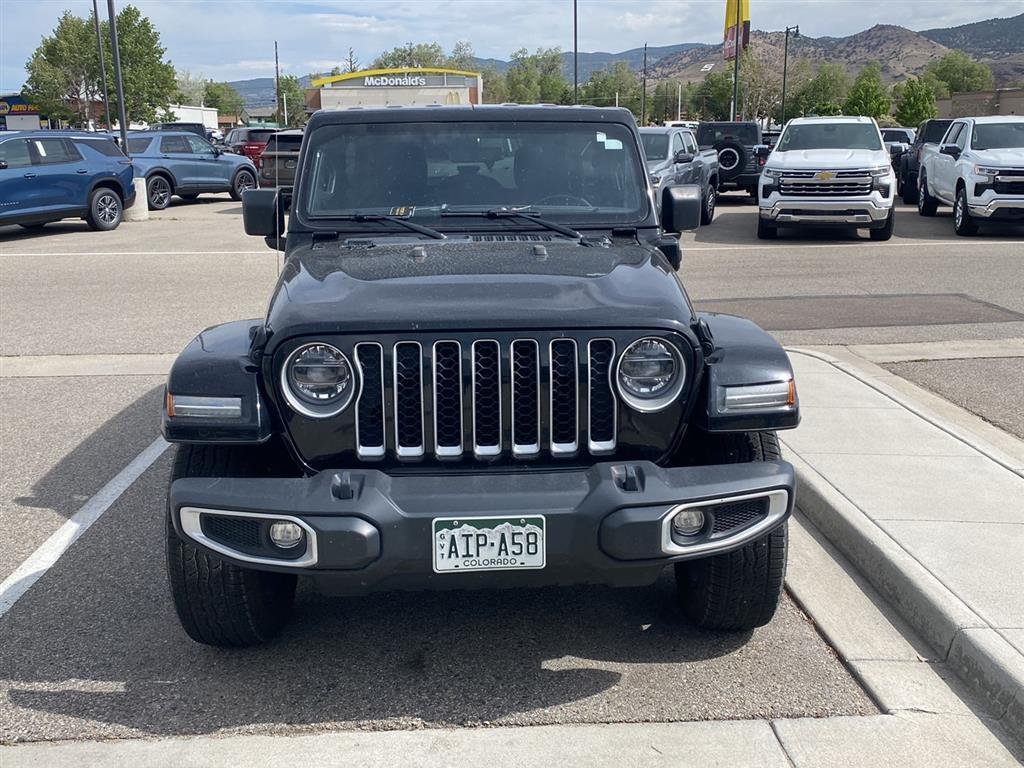 Used 2021 Black Clearcoat Jeep Unlimited Sahara image 5
