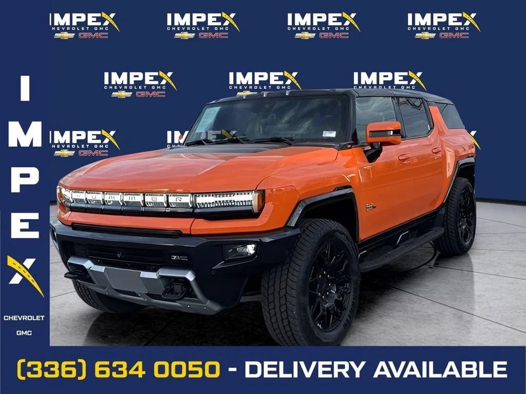 Afterburner Tintcoat (Orange) 2024 GMC Hummer EV SUV 2X AWD SUV / Crossover All-Wheel Drive