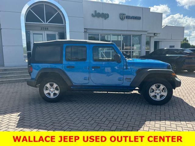Used 2021 Blue Jeep Unlimited Sport S image 5
