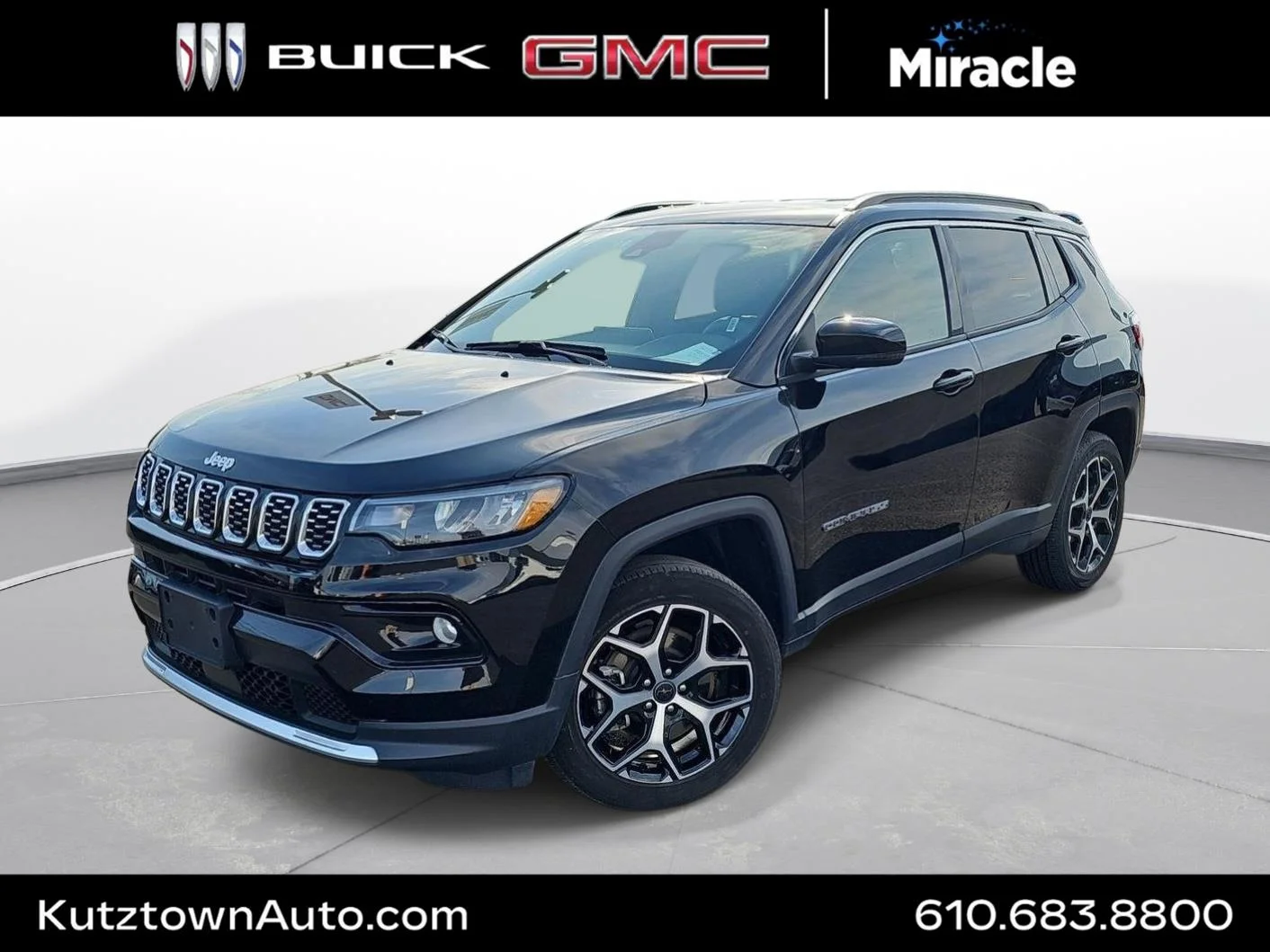 Used 2025 Diamond Black Jeep Limited image 1